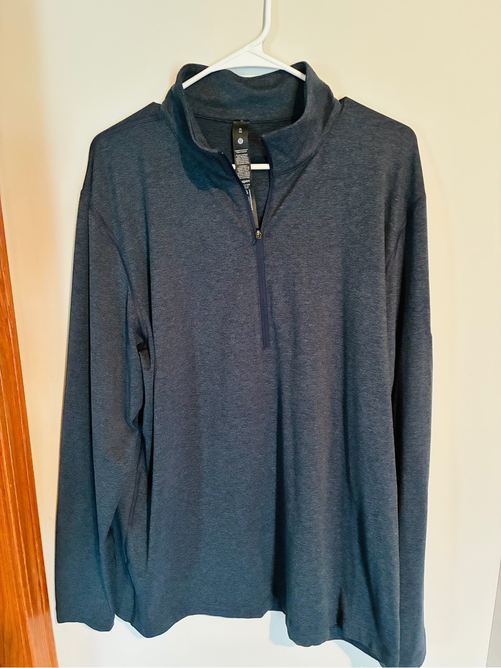 Lululemon Men’s XL Jersey Navy Half-Zip #LM3E515 Sweater, Big East Conference